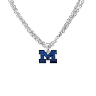 Michigan Wolverines Game Day Glitter Necklace Jewelry Gift Licensed UM • $20.49