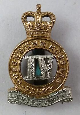 Military Q/C Cap Badge 4th Queen's Own Hussars British Army Cavalry • £5.50