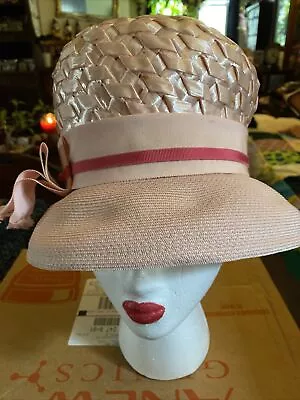 Quaker Maid Vintage Ladies Straw Hat Chic Drag Queen Drama Club • $15