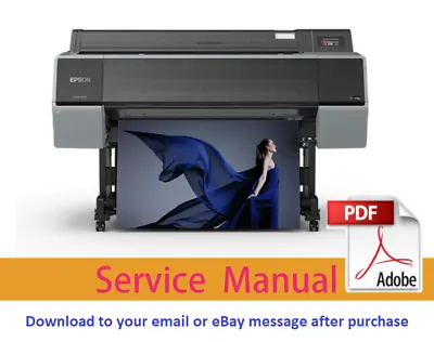 Epson Large Format Printer Service Manual Pdf Sure Color Stylus Pro F P S T • $9.95