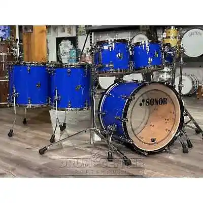 Sonor SQ2 Birch 6pc Drum Set Ultramarine Blue • $8352.98