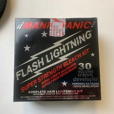 Manic Panic Lightning Hair Bleach Kit Flash Lightning 30 Volume LOT OF 2 • $12