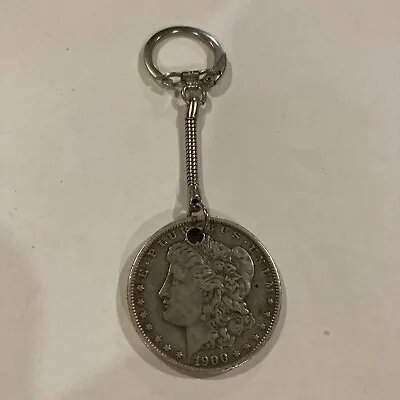 1900 Morgan Silver Dollar Keychain • $40