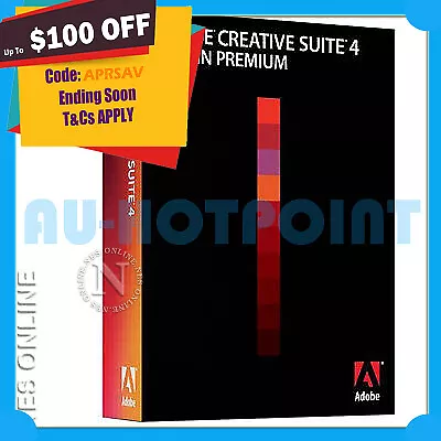 Adobe Creative Suite CS4 Design Premium For MAC EDU Ver W/ PRODUCT KEY • $695