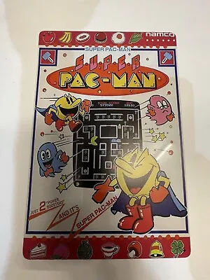 Super PAC-man Arcade Machine Poster Tin Sign  Mrs Pac-Man Midway Man Cave Room • $11.95