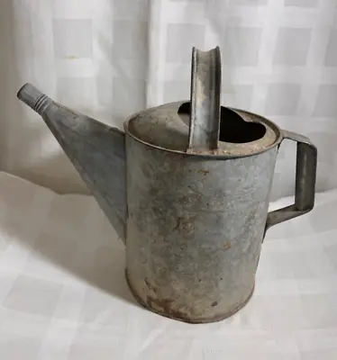 Vintage Galvanized Metal Watering Can ~ Farmhouse Garden Primitive • $15.99