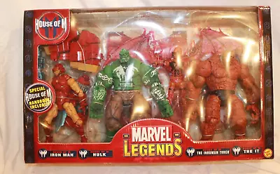 MARVEL Legends House Of M Box Set Toy Biz Sealed NEW 2006 Hulk Iron-man The It • $170