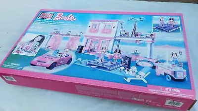 Mega Blocks Barbie Build 'n Play Fab Beach House 80214 Ages 4-10 New • $110