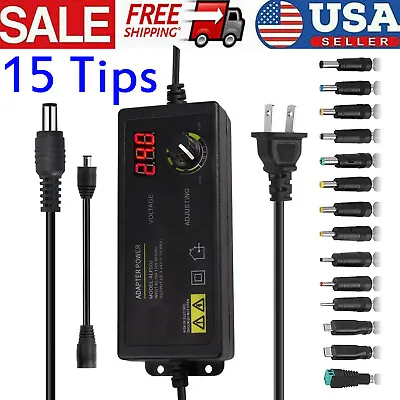 DC 3V~24V 60W Universal Power Supply Adjustable Variable Switching AC/DC Adapter • $15.69