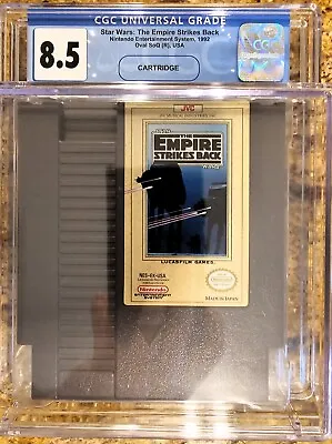 1992 NES Nintendo Star Wars Empire Strikes Back LOOSE Cartridge CGC 8.5 VGA WATA • $203.99