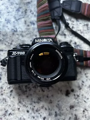 MINOLTA X-700 MPS 35mm Film Camera W/ Two Lenses MINT WORKING (1.4 50mm) • $175