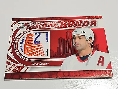 2012-13 ITG Motown Madness Patch Of Honor #PH8 Chris Chelios • $14.52
