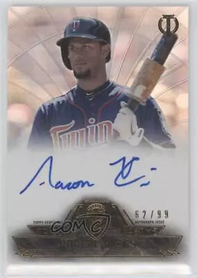 2014 Topps Tribute To The Pastime Auto /99 Aaron Hicks #TPT-AH Auto • $3.99