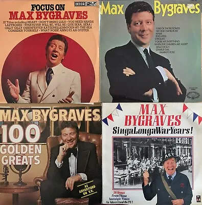 Super Lot  Of 4 Max Byrgraves 12  Vinyl Lp Albums   vg/vg See Scan • $1.56