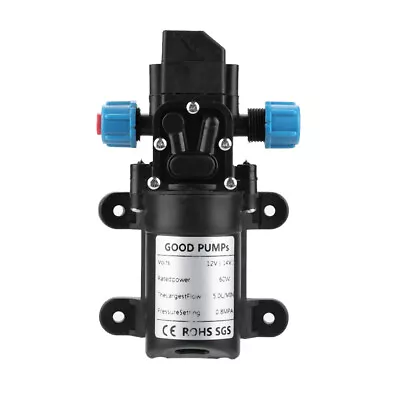 12V/60W Water Pump 5L/Min Micro Diaphragm Pump For Caravan Camping Boat • $54.07