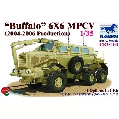 BRONCO CB35100 1/35  Buffalo  6x6 MPCV (2004-2006 Production) • $47.68
