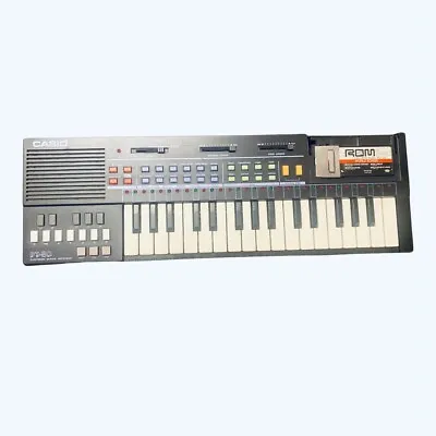 $15 • Buy Vtg Casio PT-80 32 Key Mini Keyboard - Rare Black Version - Super Simple & Fun
