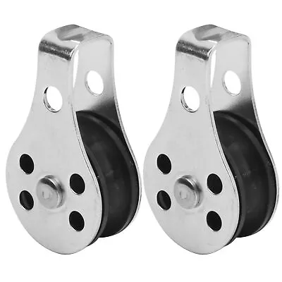 Evonecy Pulley 2Pcs Marine Pulley Waterproof Small Lifting For Wire Rope New • $8.35