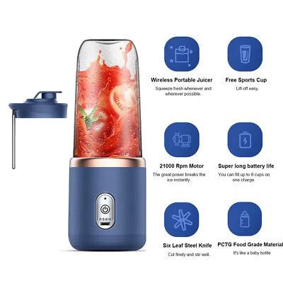 Portable Electric Juicer Machine Fruit Vegetable Citrus Orange Extractor Blender • $17.96