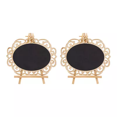 2 Pcs Nail Art Display Board Color Card Frame Vintage Wooden Blackboard7515 • $6.02