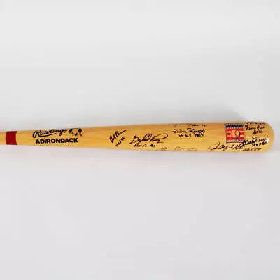 MLB HOFers Signed Baseball Bat (13) Monte Irvin Bob Feller Etc. - COA JSA • $520