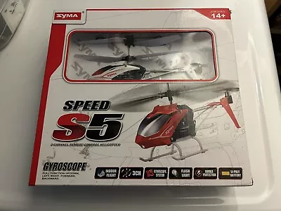 Syma Speed S5 Remote Control Helicopter Gyroscope 3 Channel New In Box 14+ • $9.99