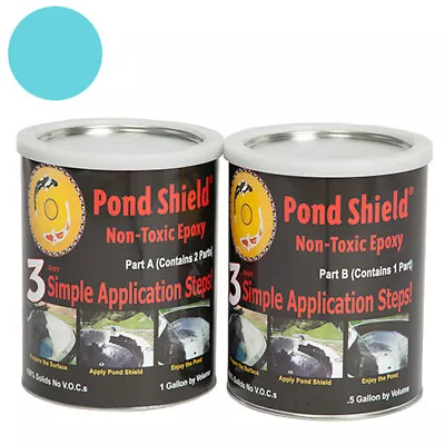 Pond Armor Pond Shield Non-Toxic Epoxy Paint - 1.5 Gallon SKY BLUE • $232.95