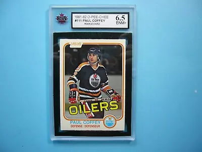 1981/82 O-pee-chee Nhl Hockey Card #111 Paul Coffey Rookie Rc Ksa 6.5 Ex/nm+ Opc • $129.99