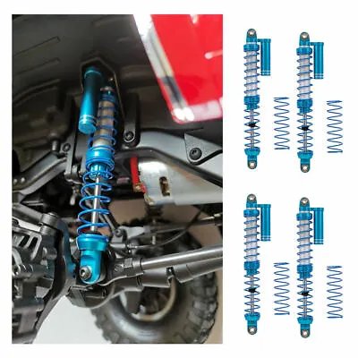 4x Adjustable 120mm Shock Absorber For 1/10 RC Car Axial SCX10 TRX4 Crawler • £26.16