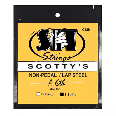 SIT Strings SC8A6TH Scotty's Lap Steel A6th Silencer Semi-Flat Nickel (8-string) • $10.99