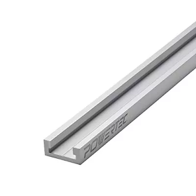 POWERTEC 71167 Aluminum Miter T-Track 48-Inch Aluminum Grey • $25.77