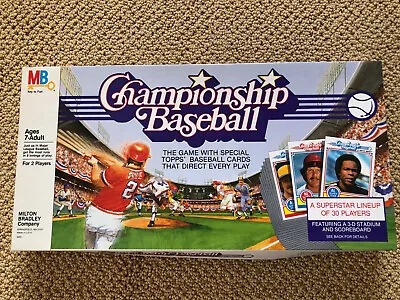 1984 Milton Bradley Championship Baseball Game - 30 Cards Include Ripken Ryan  • $31.99