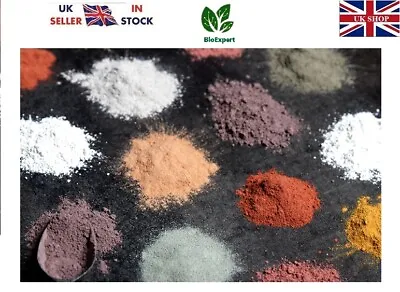 Organic Clay Powder Face Mask White Green Red Moroccan Pink Clay Charcoal Neem • £13.99