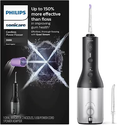 Philips Sonicare Cordless Power Flosser 3000 Black • $199.99