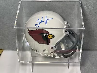 HELMET  NFL Arizona Cardinals THOMAS JONES Signed  Mini Helmet Vintage W Case • $75.40