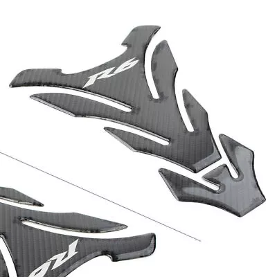 1 Pcs 3D Carbon Fiber Tank Decal Protector Pad Sticker For YZF R6 YZF600 White • $22.30