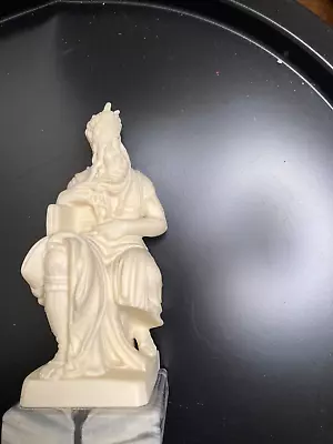 Vintage G Ruggeri Horned Moses Sculpture - Italy - Michelangelo Reproduction • $25