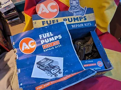 AC Fuel Pumps Kits Vintage Garage Display Box BD-3 BD-1 1962 Bedford Austin • $37.27