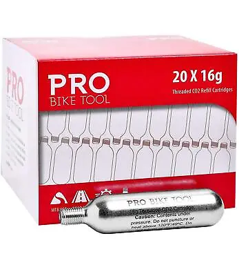 16g Threaded Co2 Cartridges - For All Co2 Bike Tire Inflators With Threaded • $24.99