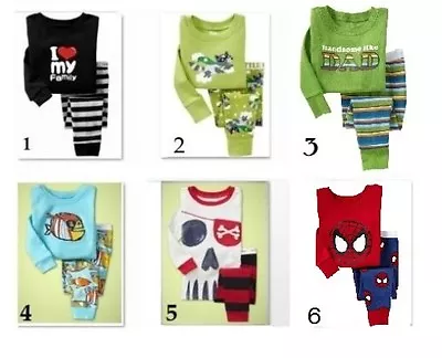 NEW Baby Toddler BOYs Long Sleeve Pyjamas SET / COTTON PJ'S Size 2/3/4/5/6/7  • $16.49