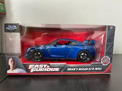 Jada Fast & Furious 1/24 Brian’s Nissan GTR R35 • $15