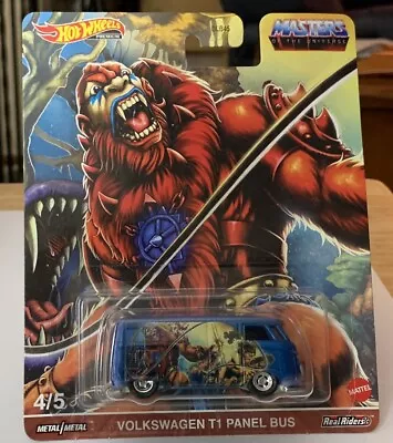 Hot Wheels Volkswagen T1 Panel Bus 1/64 Real Riders Masters Of The Universe • $11.25