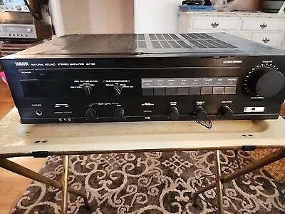Vintage Yamaha Natural Sound Stereo Amplifier AV-55 Tested  • $195