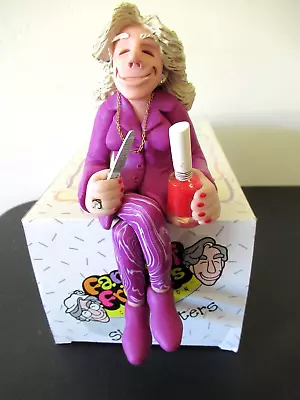 D Manning FAMILY OF FRIENDS Shelf Sitter. MANICURIST - FEMALE  Figurine. #90761. • $24.95