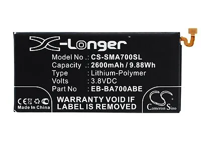 New Rechargeable Battery For Samsung SM-A700LSM-A700SSM-A700XSM-A700YD • $24.63