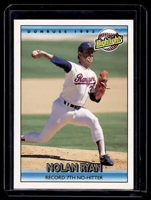 $0.99 • Buy 1992 Donruss Nolan Ryan Texas Rangers #154