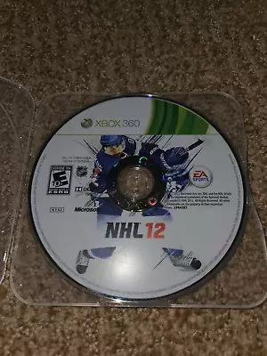 NHL 12 (Microsoft Xbox 360 2011) No Case Included • $4