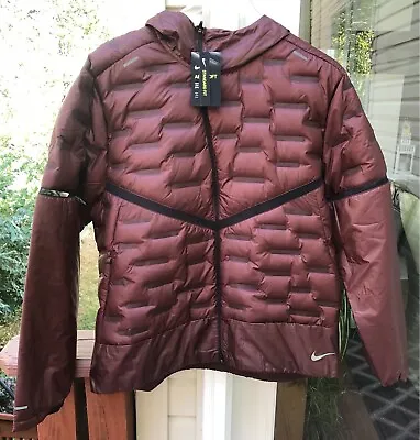 Nike Aeroloft Repel Reflective Puffer Running Jacket Size XXL CU7792-624 • $206.52