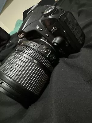 Nikon D D90 12.3MP Digital SLR Camera - Black (w/ VR 18-105 Mm Lens) • $165