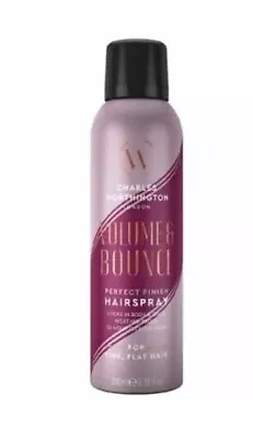 Charles Worthington VOLUME AND BOUNCE Perfect Finish Hairspray 200ml Hair • £12.13